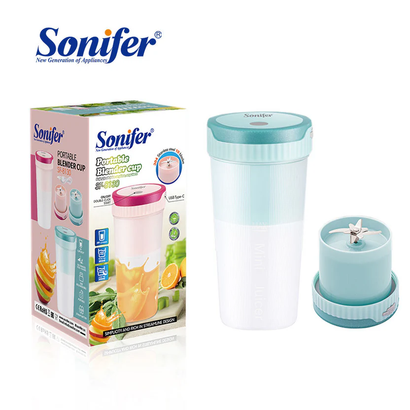 Portable Mini USB Rechargeable Blender Juicer Cup