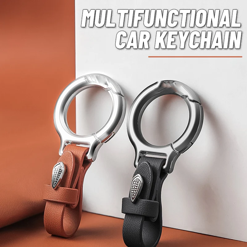 Press Buckle Car Keychain